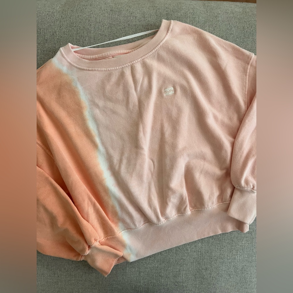 Billabong Peach Tie-Dye Sweatshirt